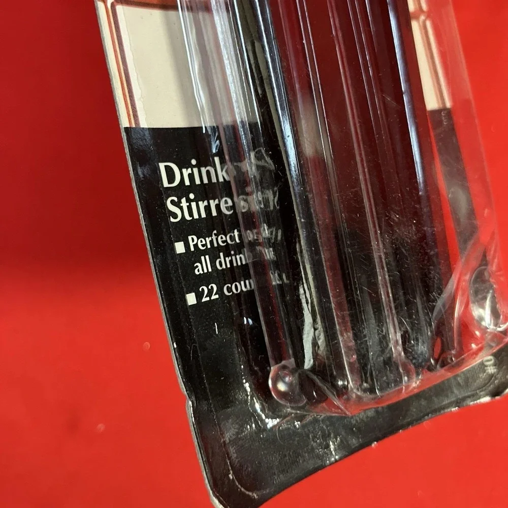 8 Packs - Vintage‎ Farberware Drink Stirrers / 22 Ct Pks / 176 Total Stir Sticks